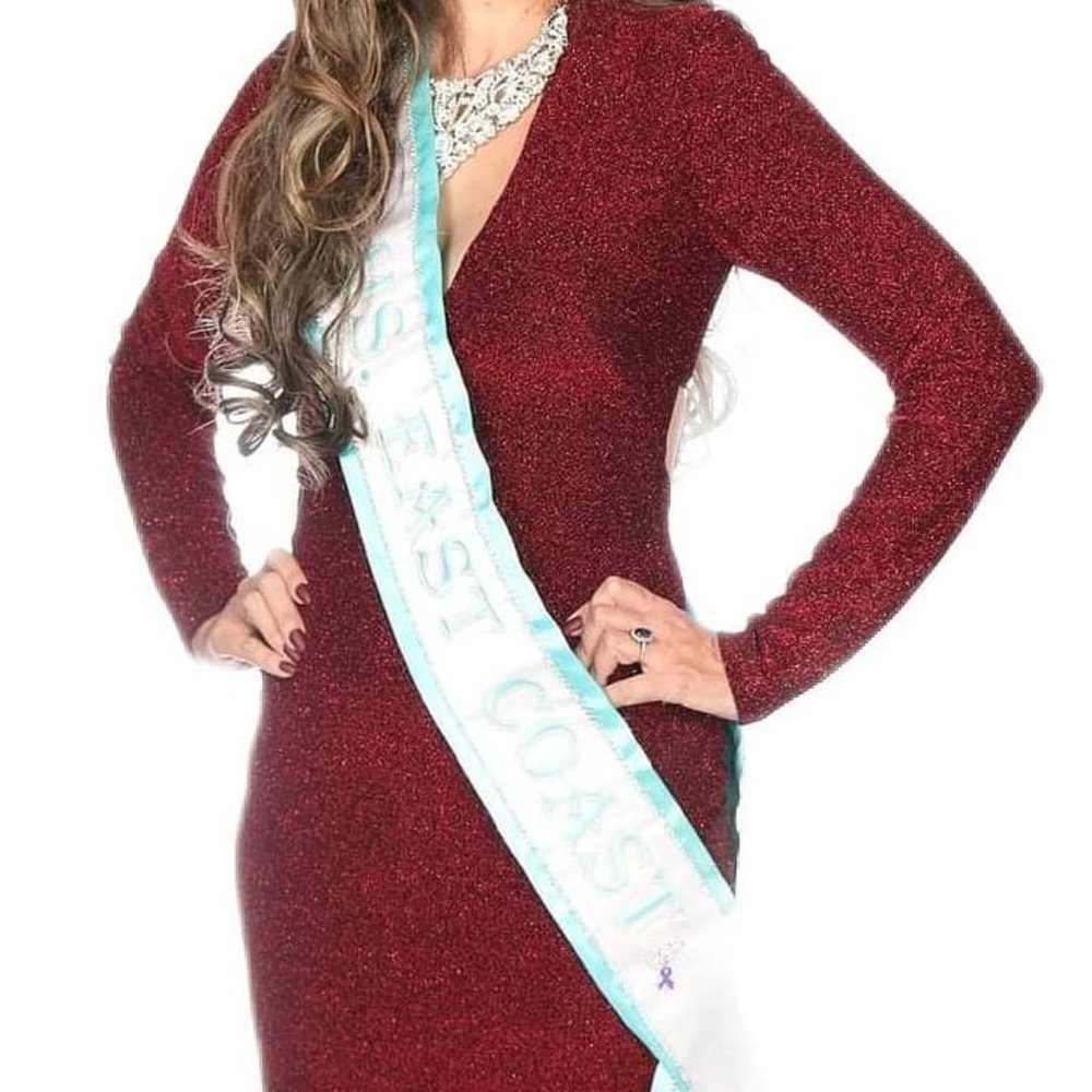 Dark Red Sherri Hill gown